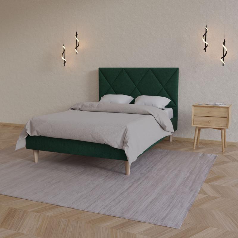 Κρεβάτι Fortuna Κυπαρισσί 140x200cm Κρεβάτι Fortuna Κυπαρισσί 140x200cm