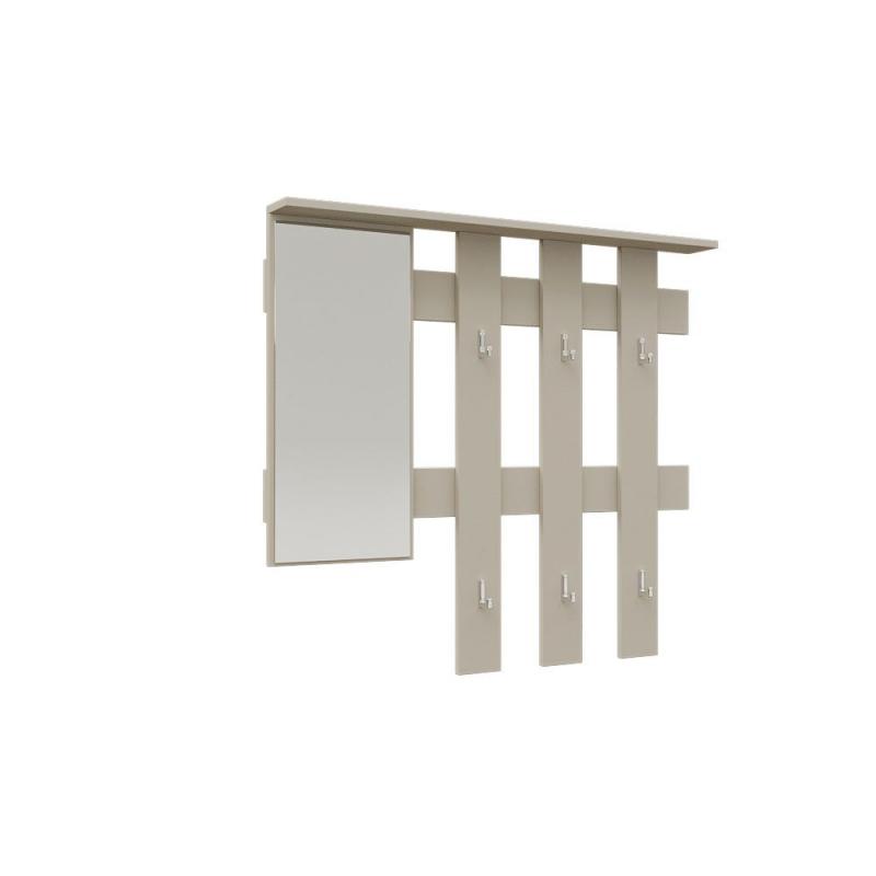 Κρεμάστρα Reno με Καθρέπτη Cashmere 100x10x90cm Κρεμάστρα Reno με Καθρέπτη Cashmere 100x10x90cm