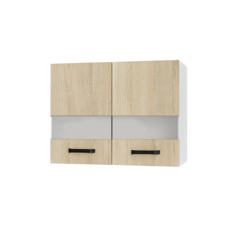 Anita Πάνω Ντουλάπι-Βιτρίνα Σονόμα 80x30x57cm Anita Πάνω Ντουλάπι-Βιτρίνα Σονόμα 80x30x57cm