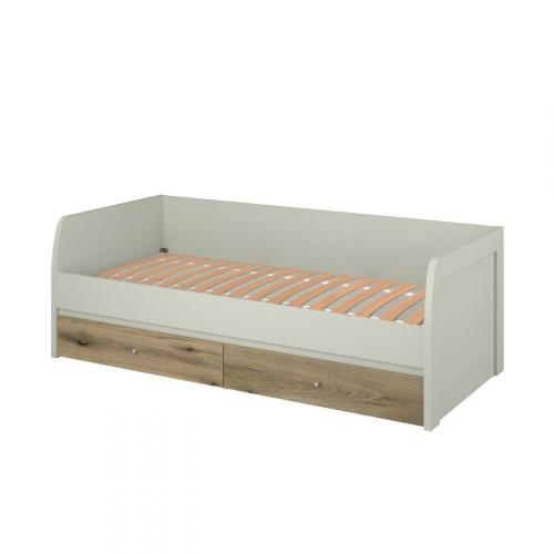 Κρεβάτι Karin Μονό Cashmere-Evoke Oak με πάτωμα 90x200cm