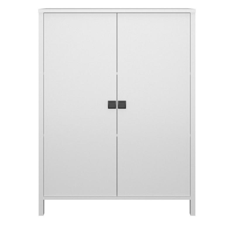 Κομότα Δίφυλλη Marocco Λευκό 99x37x130.5cm