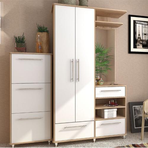 Κουζίνα Modest Σετ 3 Κουτιών Γκρι Άνω Κουτιά 140cm Κάτω 80cm