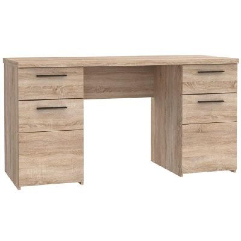 Γραφείο Solo 145x60x76cm Sonoma με Wenge και MDF Καμπυλωτό τελείωμα στις πόρτες Γραφείο Solo 145x60x76cm Sonoma με Wenge και MDF Καμπυλωτό τελείωμα στις πόρτες