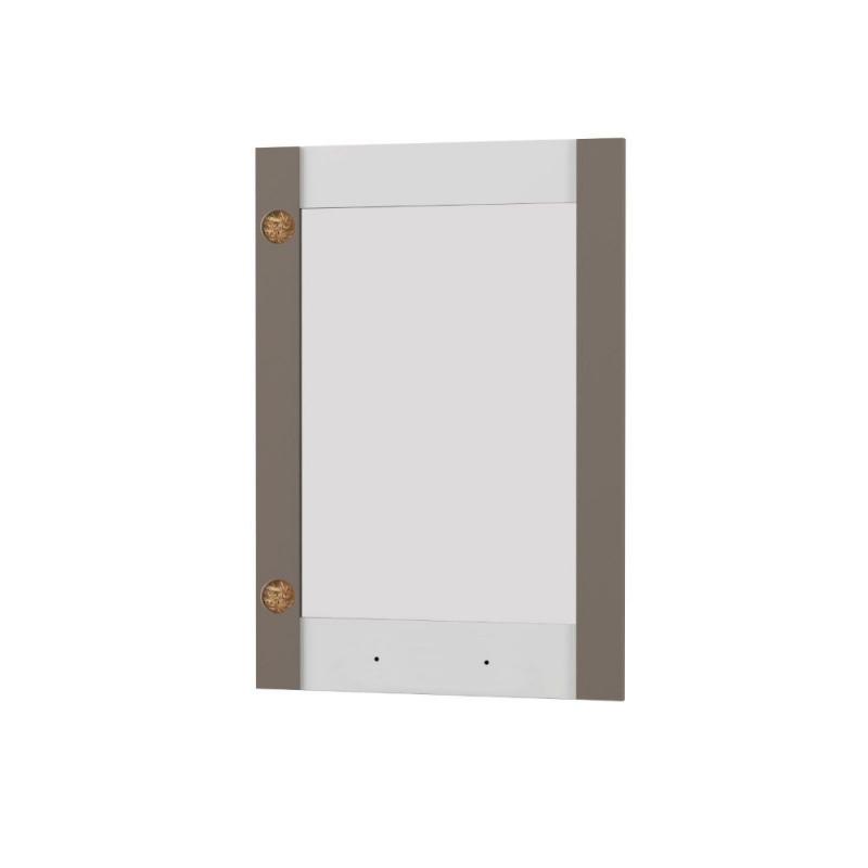 Άνω Πορτάκι-Τζάμι Δεξί Charlotte Μόκα 50x71.8x1.6cm Άνω Πορτάκι-Τζάμι Δεξί Charlotte Μόκα 50x71.8x1.6cm
