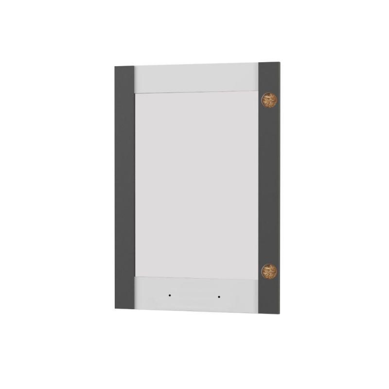 Άνω Πορτάκι-Τζάμι Αριστερό Charlotte Γραφίτης 50x71.8x1.6cm Άνω Πορτάκι-Τζάμι Αριστερό Charlotte Γραφίτης 50x71.8x1.6cm
