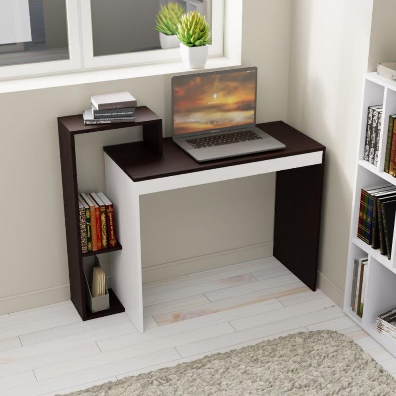 Γραφείο 110x40x90εκ Wenge-Λευκό Γραφείο 110x40x90εκ Wenge-Λευκό