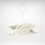 Φωτιστικό Κρεμαστό Majorka Μονόφωτο Λευκό (PP-PVC) Ε27 58x58x80cm