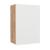 Επιτοίχιο ντουλάπι κουζίνας Soft Λευκό με βελανιδιά Διαστάσεις 50x30,5x72,8εκ