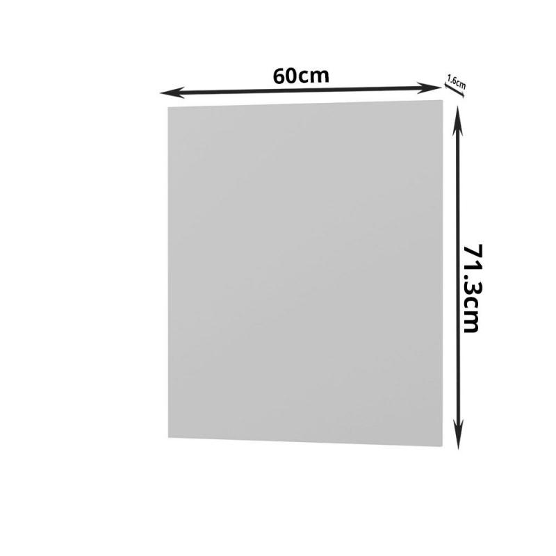 Πρόσοψη Πλυντηρίου Modest Γκρι 60x1.6x71.3cm Πρόσοψη Πλυντηρίου Modest Γκρι 60x1.6x71.3cm
