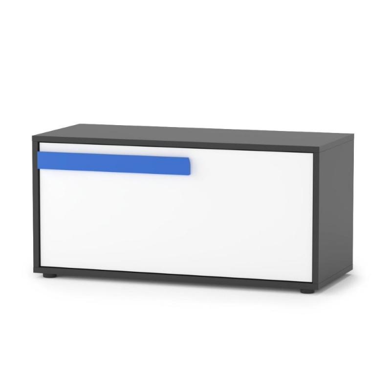 Alex Κουτί Αποθηκευτικό 84x35x39εκ Γραφίτης-Λευκό Alex Κουτί Αποθηκευτικό 84x35x39εκ Γραφίτης-Λευκό