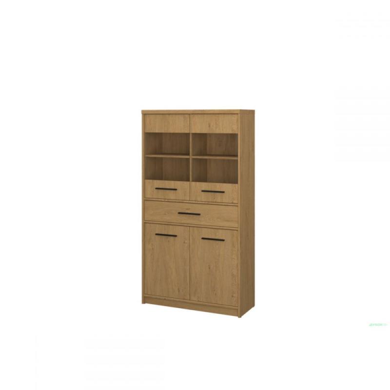 Βιτρίνα Pavi Βελανιδιά 84.3x33.8x156.4cm Βιτρίνα Pavi Βελανιδιά 84.3x33.8x156.4cm