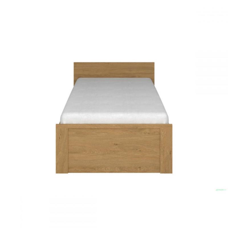Κρεβάτι Pavi Μονό Βελανιδιά χωρίς πάτωμα 900x200cm