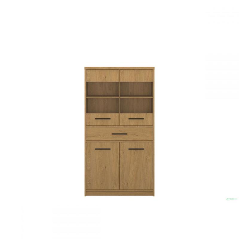 Βιτρίνα Pavi Βελανιδιά 84.3x33.8x156.4cm Βιτρίνα Pavi Βελανιδιά 84.3x33.8x156.4cm