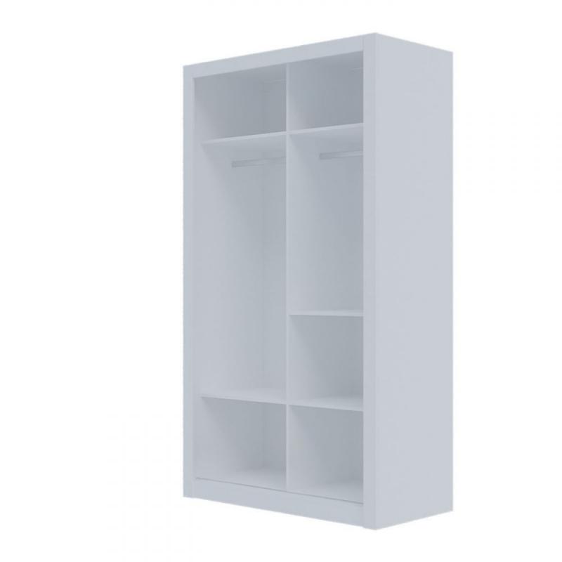 Ντουλάπα Linea Λευκή 120x60x215cm