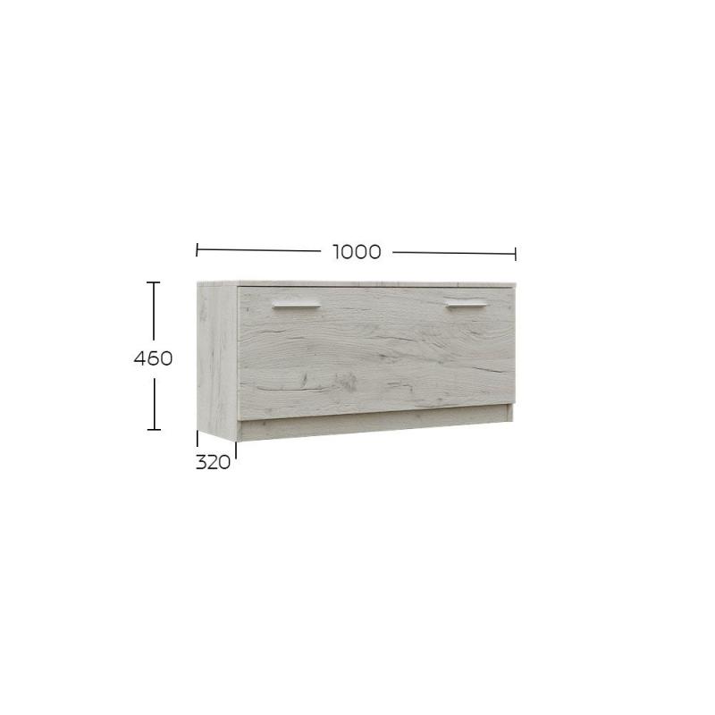 Σετ Εισόδου Reno-B Λευκό 160x32x200cm Σετ Εισόδου Reno-B Λευκό 160x32x200cm