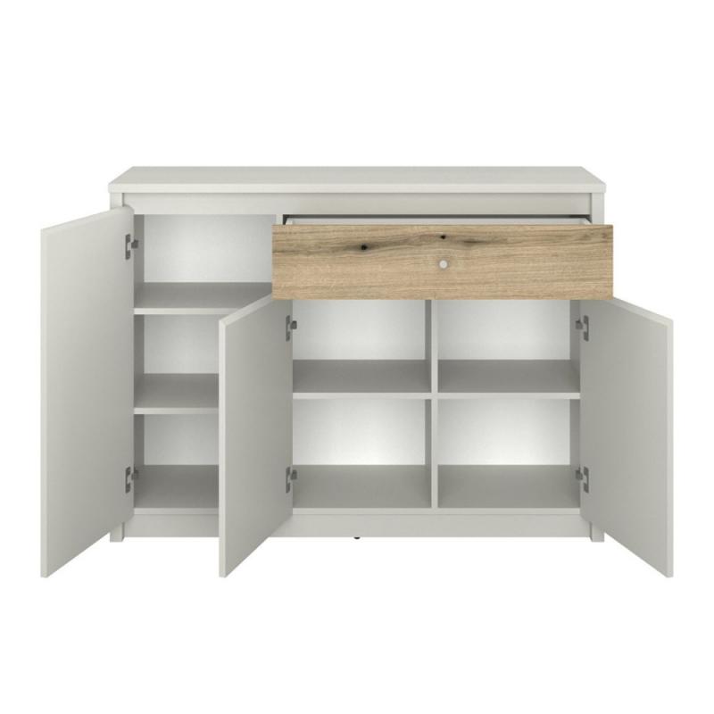 Μπουφές Karin Cashmere-Evoke Oak 126x36.5x91cm Μπουφές Karin Cashmere-Evoke Oak 126x36.5x91cm