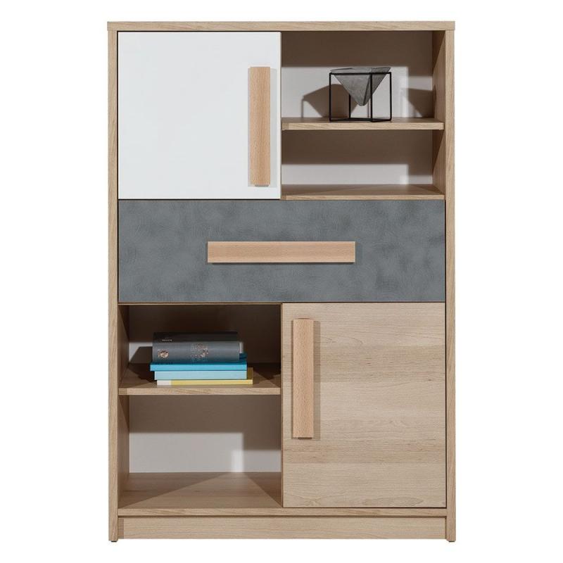 Συρταριέρα Aygo Σονόμα Λευκό 83.1x39.5x124.2cm Συρταριέρα Aygo Σονόμα Λευκό 83.1x39.5x124.2cm