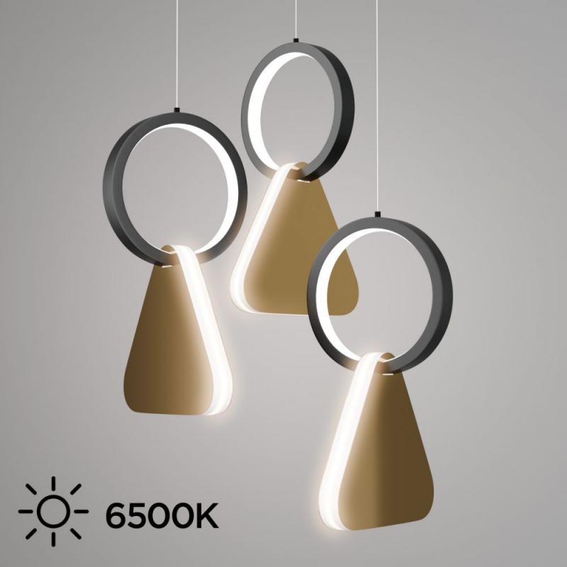 Φωτιστικό Κρεμαστό Symmetric 1F Led 45W Χρυσό-Μαύρο Φ25x120cm Φωτιστικό Κρεμαστό Symmetric 1F Led 45W Χρυσό-Μαύρο Φ25x120cm