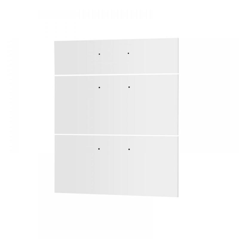 Προσόψεις Συρταρίερας Charlotte Λευκό 80x71.4x1.6cm Προσόψεις Συρταρίερας Charlotte Λευκό 80x71.4x1.6cm