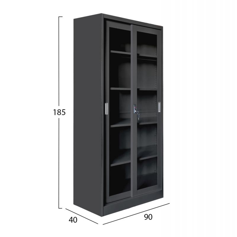 ΒΙΒΛΙΟΘΗΚΗ ΜΕ ΣΥΡΟΜΕΝΕΣ ΠΟΡΤΕΣ SIDER HM6632.01 ΜΕΤΑΛΛΙΚΗ ΜΑΥΡΗ 90x40x185Υεκ ΒΙΒΛΙΟΘΗΚΗ ΜΕ ΣΥΡΟΜΕΝΕΣ ΠΟΡΤΕΣ SIDER HM6632.01 ΜΕΤΑΛΛΙΚΗ ΜΑΥΡΗ 90x40x185Υεκ