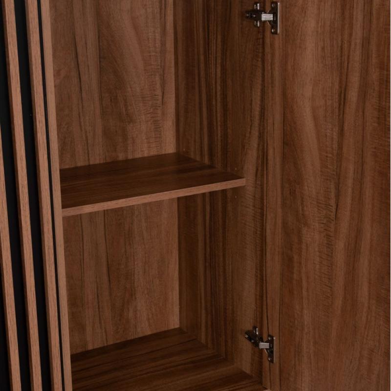 ΒΙΤΡΙΝΑ ΣΕΙΡΑ HARRY HM18011.01 ΜΕΛΑΜΙΝΗ ΦΥΣΙΚΟ ΞΥΛΟΥ-ΜΑΥΡΟ 90x40x185Υεκ. ΒΙΤΡΙΝΑ ΣΕΙΡΑ HARRY HM18011.01 ΜΕΛΑΜΙΝΗ ΦΥΣΙΚΟ ΞΥΛΟΥ-ΜΑΥΡΟ 90x40x185Υεκ.
