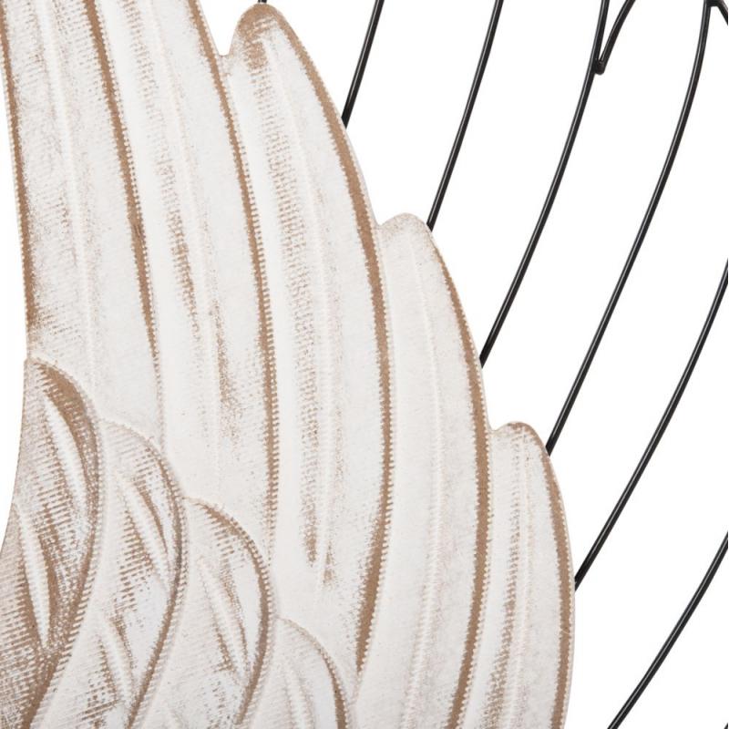 ΔΙΑΚΟΣΜΗΤΙΚΟ ΤΟΙΧΟΥ ΣΕΤ 2ΤΜΧ ΦΤΕΡΑ HM4223 MDF ΣΕ ΛΕΥΚΟ-ΜΑΥΡΟ ΜΕΤΑΛΛΟ 39x1,5x92Υ εκ. ΔΙΑΚΟΣΜΗΤΙΚΟ ΤΟΙΧΟΥ ΣΕΤ 2ΤΜΧ ΦΤΕΡΑ HM4223 MDF ΣΕ ΛΕΥΚΟ-ΜΑΥΡΟ ΜΕΤΑΛΛΟ 39x1,5x92Υ εκ.
