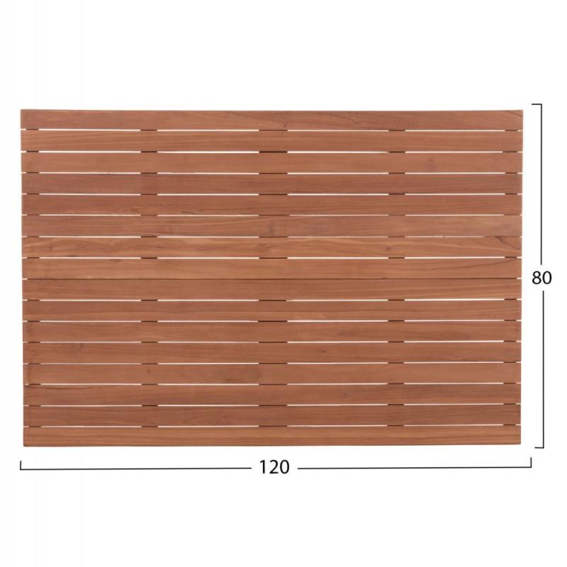ΕΠΙΦΑΝΕΙΑ ΤΡΑΠΕΖΙΟΥ ΟΡΘΟΓΩΝΙΑ HM18138 ΞΥΛΟ TEAK--ΦΥΣΙΚΟ 120x80x4(πάχος)εκ.