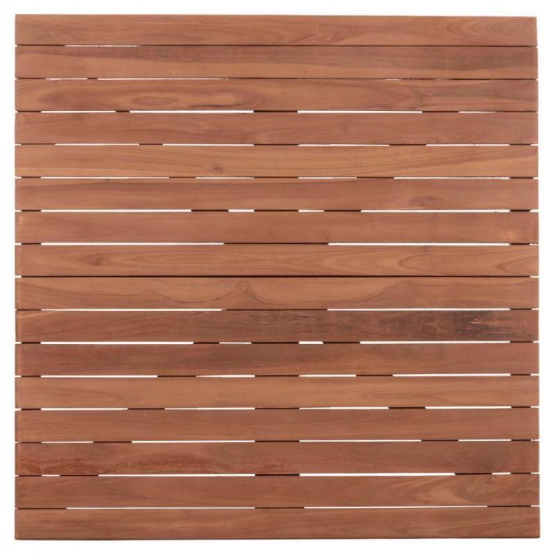 ΕΠΙΦΑΝΕΙΑ ΤΡΑΠΕΖΙΟΥ ΤΕΤΡΑΓΩΝΗ HM18137 ΞΥΛΟ TEAK--ΦΥΣΙΚΟ 80x80x4(πάχος)εκ.