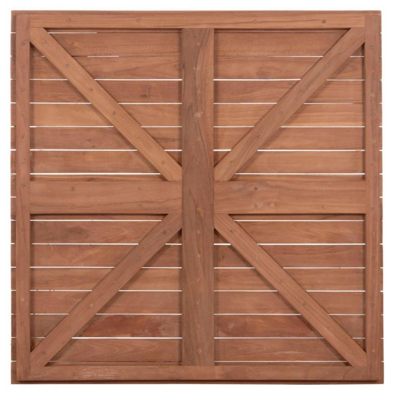ΕΠΙΦΑΝΕΙΑ ΤΡΑΠΕΖΙΟΥ ΤΕΤΡΑΓΩΝΗ HM18137 ΞΥΛΟ TEAK--ΦΥΣΙΚΟ 80x80x4(πάχος)εκ.