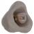 ΕΠΙΤΟΙΧΙΟ ΦΩΤΙΣΤΙΚΟ LUXON HM4701.03S FIBER CEMENT ΣΕ ΓΚΡΙ 28x15x25Υεκ.