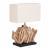 ΕΠΙΤΡΑΠΕΖΙΟ ΟΡΘΟΓΩΝΙΟ ΦΩΤΙΣΤΙΚΟ TWIGGY HM4424 DRIFTWOOD & ΛΕΥΚΟ ΚΑΠΕΛΟ 35.5x15x47Υεκ.