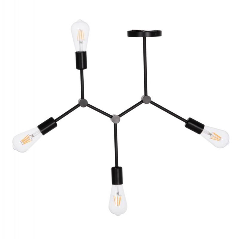 ΦΩΤΙΣΤΙΚΟ ΟΡΟΦΗΣ 4-ΦΩΤΟ LIGHTY HM7405.11 ΜΕΤΑΛΛΟ ΣΕ ΜΑΥΡΟ 57x5x52Υεκ.