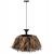 ΦΩΤΙΣΤΙΚΟ ΟΡΟΦΗΣ ORDEM HM4716 ΚΑΠΕΛΟ ΙΝΕΣ SISAL & ΜΠΑΝΑΝΑΣ-ΜΑΥΡΟ & ΦΥΣΙΚΟ Φ60x50Υεκ