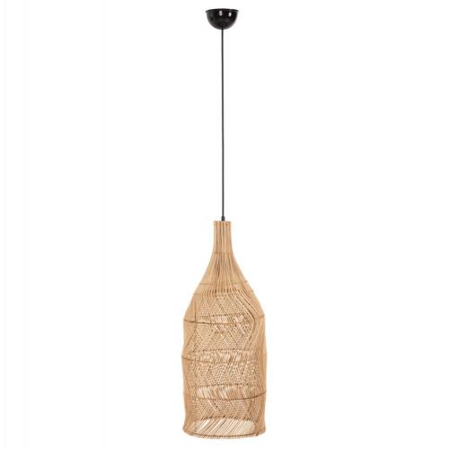 ΦΩΤΙΣΤΙΚΟ ΟΡΟΦΗΣ THEON HM7888 ΚΡΕΜΑΣΤΟ ΑΠΟ RATTAN ΣΕ ΦΥΣΙΚΟ ΧΡΩΜΑ Φ22x148Υ εκ.