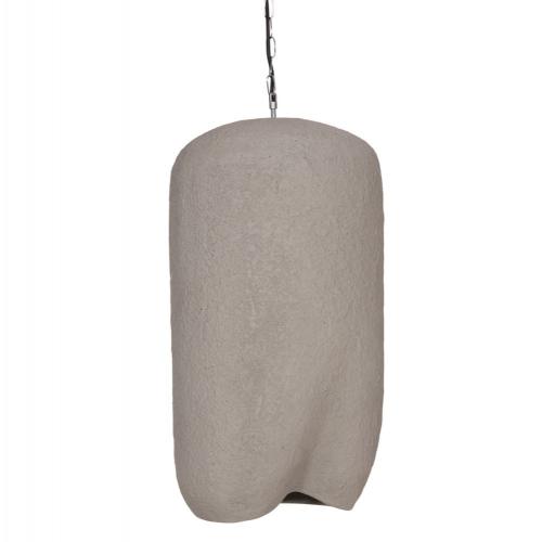 ΦΩΤΙΣΤΙΚΟ ΟΡΟΦΗΣ ΚΡΕΜΑΣΤΟ LOGKY HM4704.03L--FIBER CEMENT ΓΚΡΙ 35x35x67Υεκ