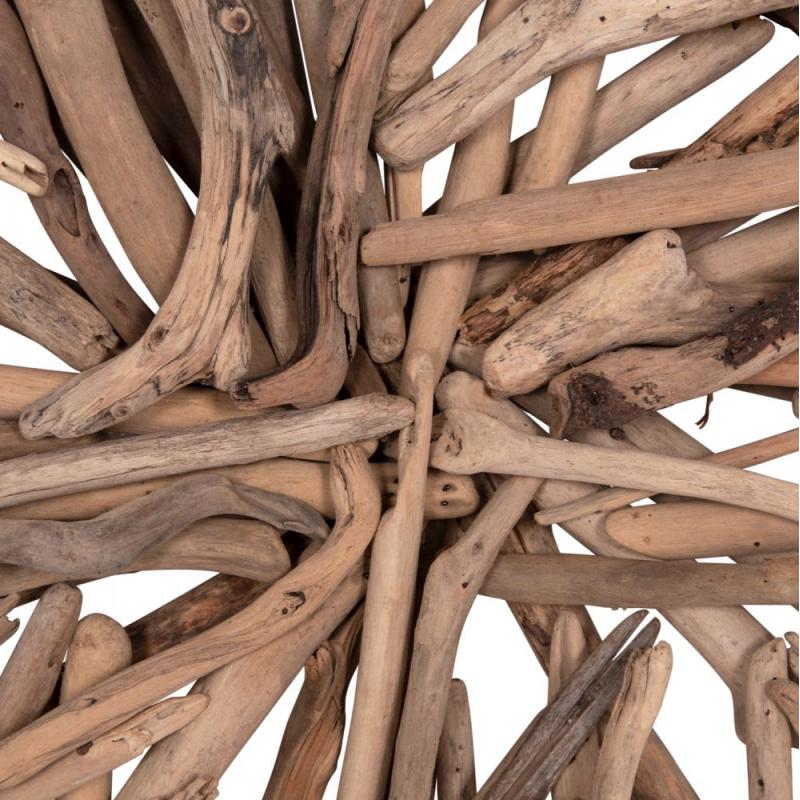 ΦΩΤΙΖΟΜΕΝΟ ΔΙΑΚΟΣΜΗΤΙΚΟ ΤΟΙΧΟΥ DREAMER HM4422 DRIFTWOOD ΜΕ ΤΑΙΝΙΑ LED Φ90x7(πάχος)εκ