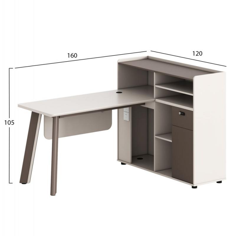 ΓΡΑΦΕΙΟ ΔΕΞΙΑ ΓΩΝΙΑ NEWLINE HM18275R ΜΕΛΑΜΙΝΗ ΕΚΡΟΥ--ΠΟΔΙΑ ΑΛΟΥΜΙΝΙΟΥ 160x120x105Υεκ ΓΡΑΦΕΙΟ ΔΕΞΙΑ ΓΩΝΙΑ NEWLINE HM18275R ΜΕΛΑΜΙΝΗ ΕΚΡΟΥ--ΠΟΔΙΑ ΑΛΟΥΜΙΝΙΟΥ 160x120x105Υεκ