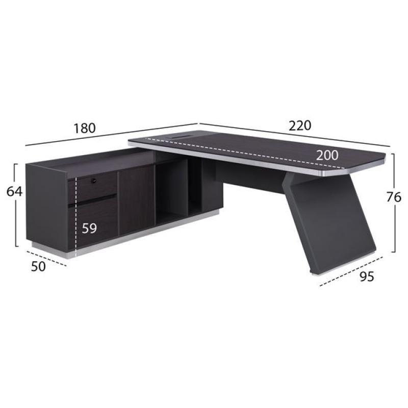 ΓΡΑΦΕΙΟ ΕΠΑΓΓΕΛΜΑΤΙΚΟ ΑΡΙΣΤΕΡΗ ΓΩΝΙΑ ROSEWOOD HM2086L 180X170X76Υ εκ. ΓΡΑΦΕΙΟ ΕΠΑΓΓΕΛΜΑΤΙΚΟ ΑΡΙΣΤΕΡΗ ΓΩΝΙΑ ROSEWOOD HM2086L 180X170X76Υ εκ.