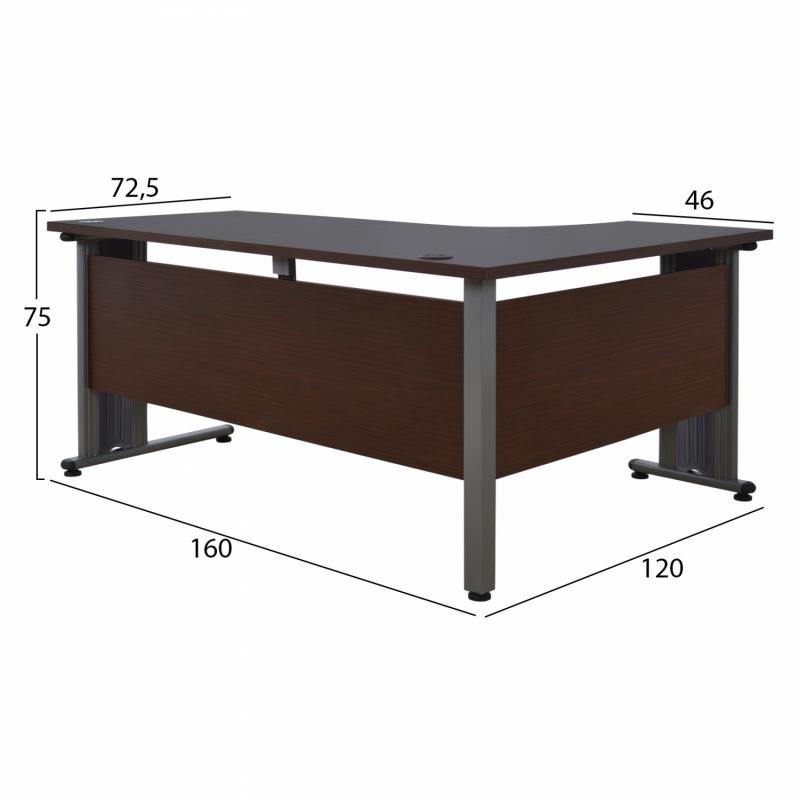 ΓΡΑΦΕΙΟ ΕΠΑΓΓΕΛΜΑΤΙΚΟ VALDEN HM2043.02L WENGE ΑΡΙΣΤΕΡΗ ΓΩΝΙΑ 160X120 ΓΡΑΦΕΙΟ ΕΠΑΓΓΕΛΜΑΤΙΚΟ VALDEN HM2043.02L WENGE ΑΡΙΣΤΕΡΗ ΓΩΝΙΑ 160X120