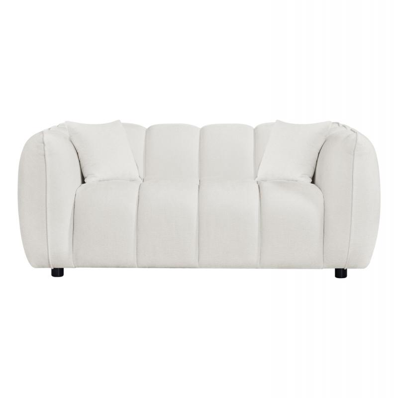ΚΑΝΑΠΕΣ 2-ΘΕΣΙΟΣ LYKKE HM3324.02 ΕΚΡΟΥ ΥΦΑΣΜΑ 172x89x70Υεκ.