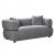ΚΑΝΑΠΕΣ 2-ΘΕΣΙΟΣ ARCTIS HM3328.01 ΓΚΡΙ ΥΦΑΣΜΑ 169x88x88Υεκ.