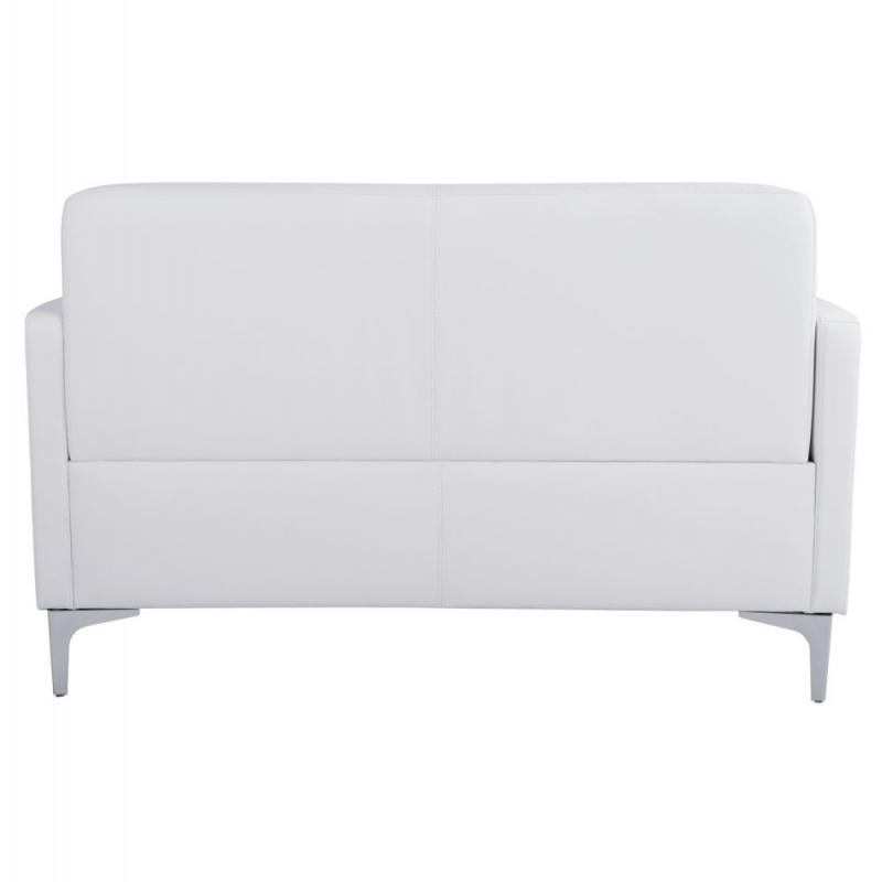 ΚΑΝΑΠΕΣ 2ΘΕΣΙΟΣ NELLIE HM3159.22 ΜΕ ΛΕΥΚΟ PU 113x71x71Υ εκ.