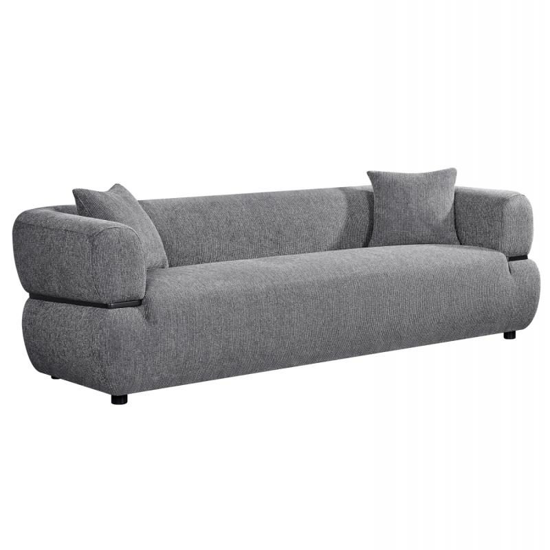 ΚΑΝΑΠΕΣ 3-ΘΕΣΙΟΣ ARCTIS HM3327.01 ΓΚΡΙ ΥΦΑΣΜΑ 229x88x88Υεκ.