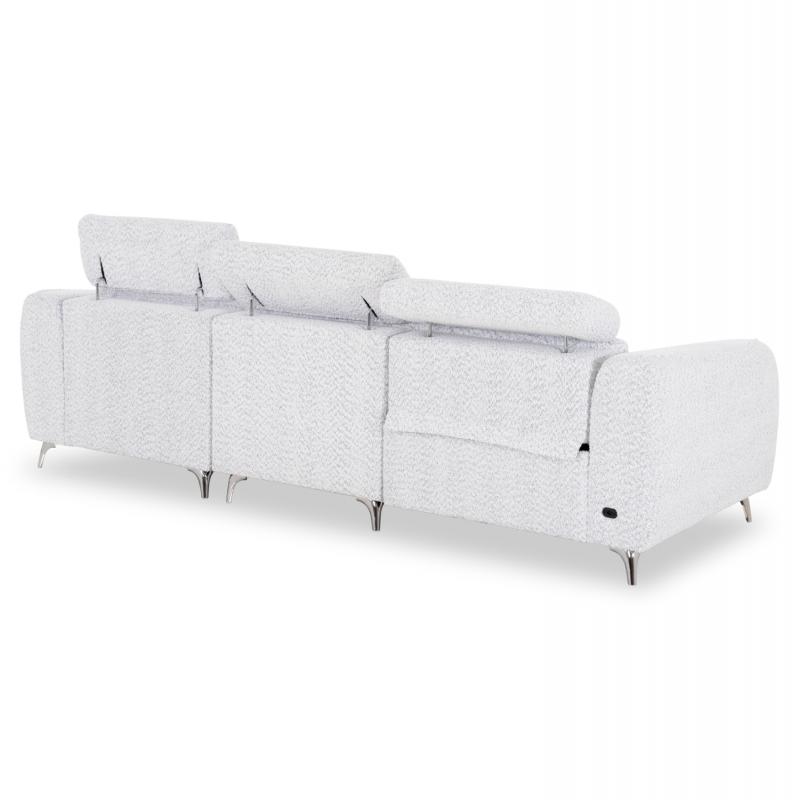 ΚΑΝΑΠΕΣ ΔΕΞΙΑ ΓΩΝΙΑ 3Θ ΜΕ RECLINE VALENTE HM3317.01R ΑΝΟΙΧΤΟ ΓΚΡΙ ΥΦΑΣΜΑ 275x160x104Yεκ