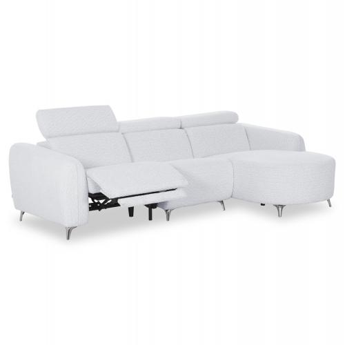 ΚΑΝΑΠΕΣ ΔΕΞΙΑ ΓΩΝΙΑ 3Θ ΜΕ RECLINE VALENTE HM3317.01R ΑΝΟΙΧΤΟ ΓΚΡΙ ΥΦΑΣΜΑ 275x160x104Yεκ