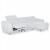ΚΑΝΑΠΕΣ ΔΕΞΙΑ ΓΩΝΙΑ 3Θ ΜΕ RECLINE VALENTE HM3317.01R ΑΝΟΙΧΤΟ ΓΚΡΙ ΥΦΑΣΜΑ 275x160x104Yεκ