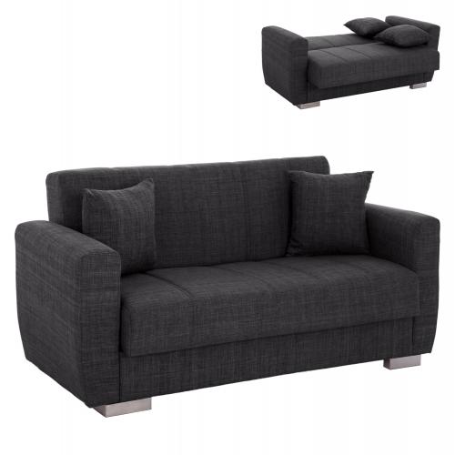 ΚΑΝΑΠΕΣ ΚΡΕΒΑΤΙ POLYA ΔΙΘΕΣΙΟΣ ΓΚΡΙ HM3241.03 153x87x77Υεκ.
