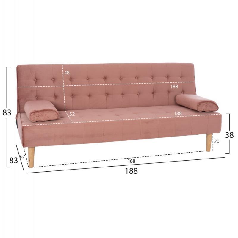 ΚΑΝΑΠΕΣ ΚΡΕΒΑΤΙ WANDA HM3149.12 ΜΕ ΒΕΛΟΥΔΟ ΣΑΠΙΟ ΜΗΛΟ 188X83X83Y εκ. ΚΑΝΑΠΕΣ ΚΡΕΒΑΤΙ WANDA HM3149.12 ΜΕ ΒΕΛΟΥΔΟ ΣΑΠΙΟ ΜΗΛΟ 188X83X83Y εκ.