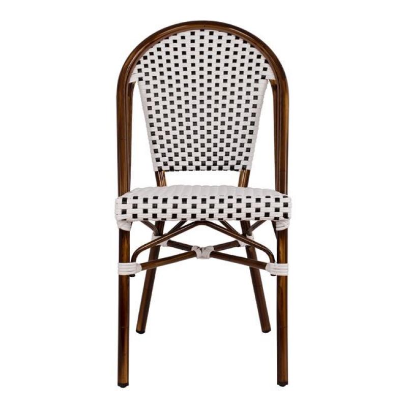 ΚΑΡΕΚΛΑ BISTRO ΑΛΟΥΜΙΝΙΟΥ BAMBOO LOOK ΜΕ ΛΕΥΚΟ-ΜΑΥΡΟ RATTAN HM5566.01 45x54x90Υεκ. ΚΑΡΕΚΛΑ BISTRO ΑΛΟΥΜΙΝΙΟΥ BAMBOO LOOK ΜΕ ΛΕΥΚΟ-ΜΑΥΡΟ RATTAN HM5566.01 45x54x90Υεκ.