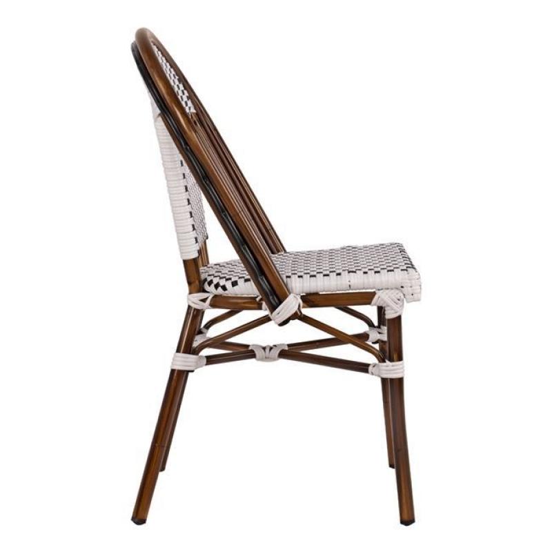 ΚΑΡΕΚΛΑ BISTRO ΑΛΟΥΜΙΝΙΟΥ BAMBOO LOOK ΜΕ ΛΕΥΚΟ-ΜΑΥΡΟ RATTAN HM5566.01 45x54x90Υεκ. ΚΑΡΕΚΛΑ BISTRO ΑΛΟΥΜΙΝΙΟΥ BAMBOO LOOK ΜΕ ΛΕΥΚΟ-ΜΑΥΡΟ RATTAN HM5566.01 45x54x90Υεκ.
